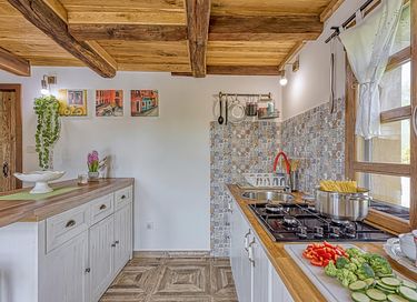 Wooden holiday home located on the space - 39