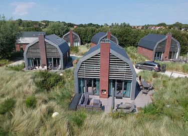 Luxe vakantiehuis met sauna bij het strand
