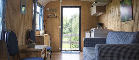 Cricus wagon on small campsite in Drenthe - 5