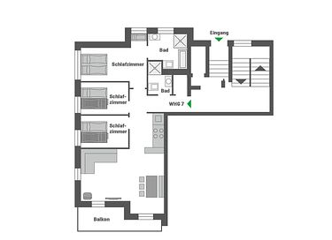 Stilvolle Wohnung in der Nähe eines großen Skigebiets - 9