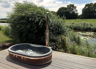 Romantische glamping lodge met privé hottub - 20