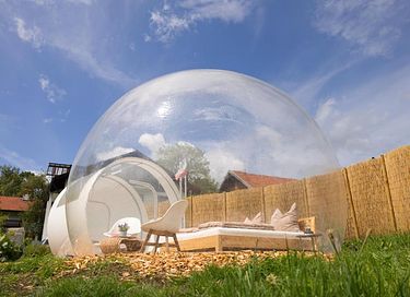 Unieke Bubble tent met waanzinnig uitzicht
