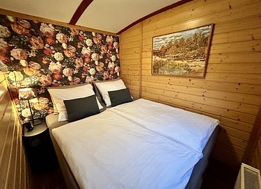 Charmante pipowagen met privé Hottub - 13