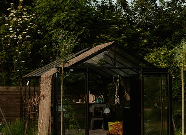 Houten Glamping Pod met eigen Hottub - 25