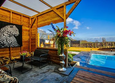 Luxury private wellness suite with pool - 11