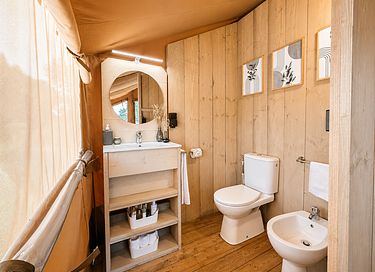 Glamping-Zelt mit Blick auf den See - 12