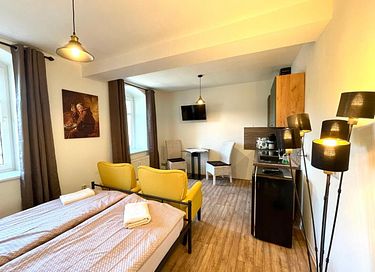 Gemütliches Studio mit Sauna
