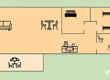 Maison de vacances de luxe pour 4 personnes à la campagne - 22