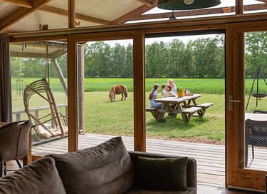 Luxe familielodge met hottub in Twente - 15