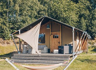 Ruime glamping lodge met eigen sanitair - 2