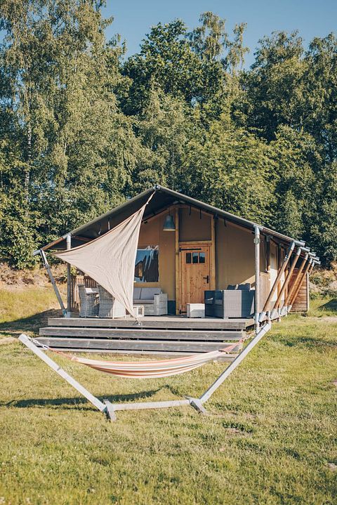 Ruime glamping lodge met eigen sanitair - 2