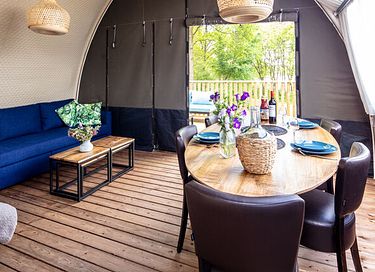 Tente glamping de luxe au bord d'un lac avec vue - 7