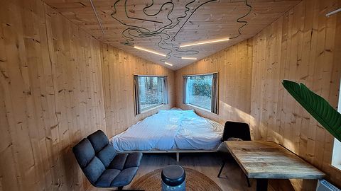 Tiny house design dans un parc en Drenthe - 3