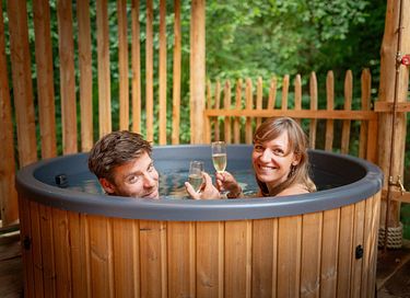 Cabane perchée romantique avec bain nordique  - 4