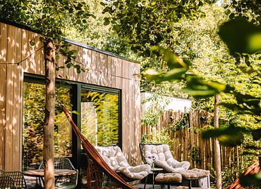 Ferienhaus in der Natur mit Wellness-Paket