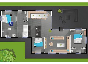 Große ferienwohnungen 20 Personen mit Wellness - 43