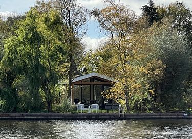 Luxe waterwoning voor een romantisch verblijf