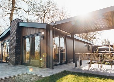 Luxe vakantiehuisje met eigen hottub