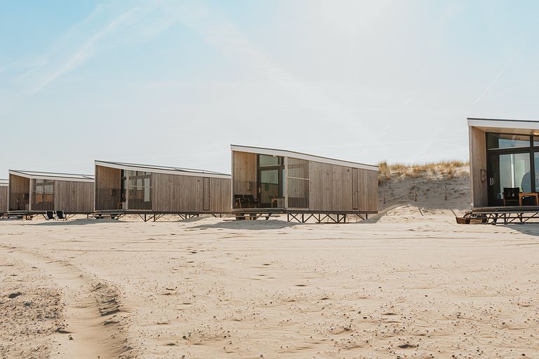 Chalet de plage (5p) sur la plage de Kijkduin - 1