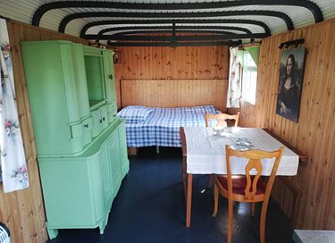 Circus wagon in an orchard - 3