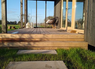 Tiny House met weids landelijk uitzicht - 13