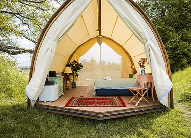 Unik glamping ved et historisk fort - 4