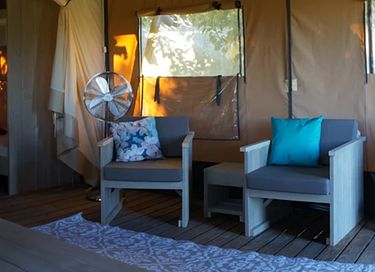 Tente safari de luxe avec vue imprenable - 10