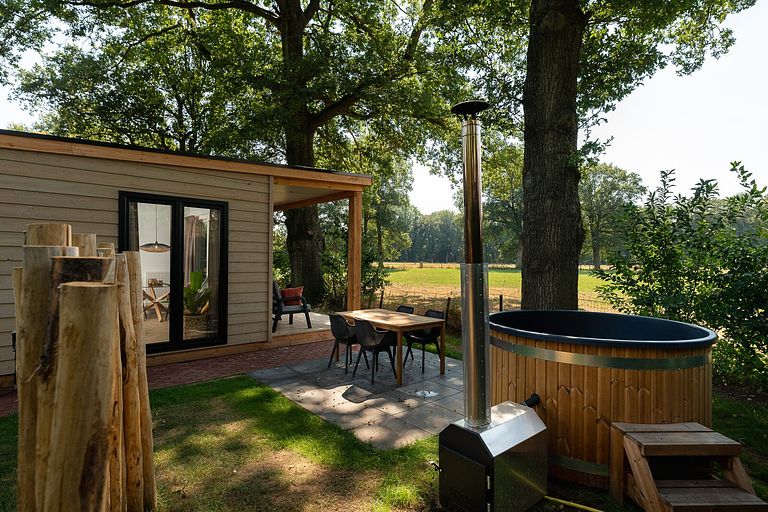 Natuurlodge (2 pers.) met hottub - 1