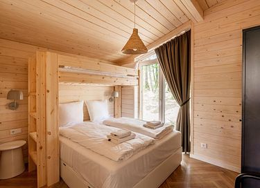 Houten lodge (5p) in mooie omgeving - 13