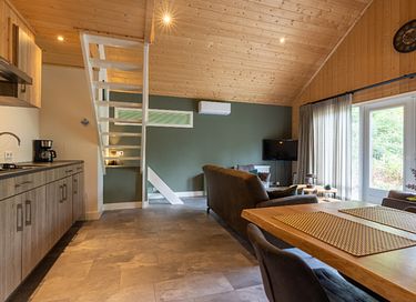 Boslodge op een vakantiepark in Gelderland - 9