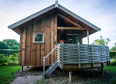 Romantisch vakantiehuisje met sauna 