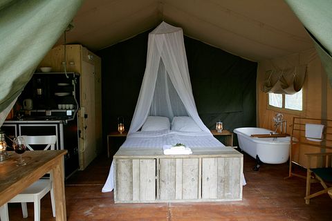 Romantische safaritent (2p) met ligbad - 2