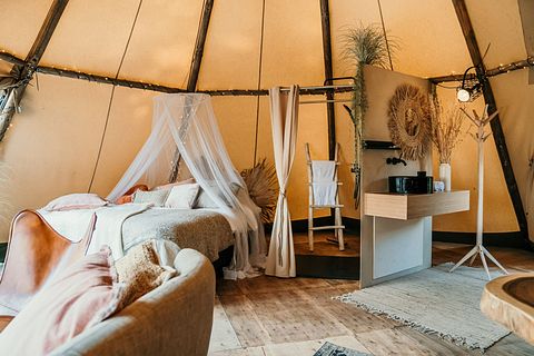 Romantische glamping tent met een hottub - 4