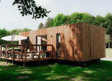 L'élégant lodge en bois pour 4 personnes