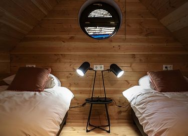 Einzigartiges Holzferienhaus mit Whirlpool (6p). - 13
