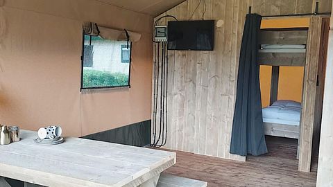 Safari tent (6p) on a park in North Holland - 4