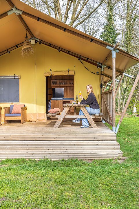 Luxury glamping lodge (5p) with hot tub - 4