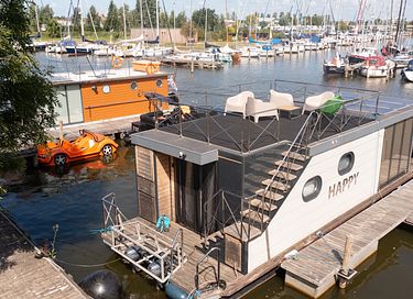 Luxe houseboat met dakterras - 5