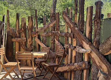 tiny house dans les bois avec bain à remous - 7
