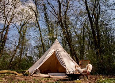 Meditatie en Yoga glamping in het bos - 4