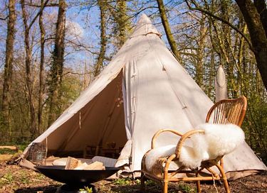 Meditatie en Yoga glamping in het bos - 14