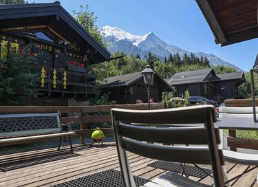 Tweepersoons chalet met uitzicht op bergen - 11