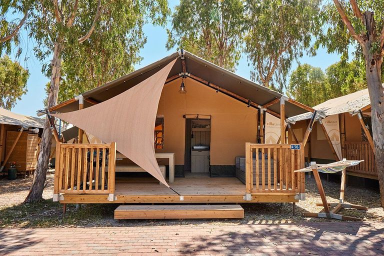 Luxury tent by the sea in a nice campsite - 1