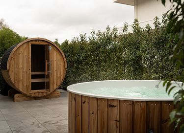 Vandvilla med spabad, sauna og trampolin - 23