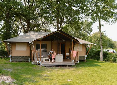 Luxury glamping tent for 7 people