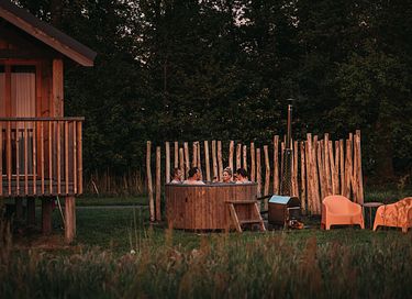 Luxe lodge in het weiland met privé hottub - 18