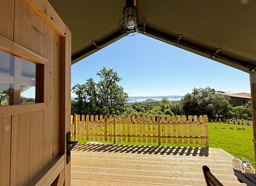 Glamping-Zelt mit Blick auf den See - 2