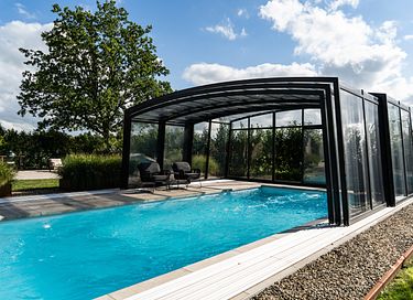 Freistehendes Wellness-Ferienhaus mit Pool