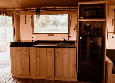 Luxuriöses Safarizelt (5 Personen) mit Klimaanlage - 16