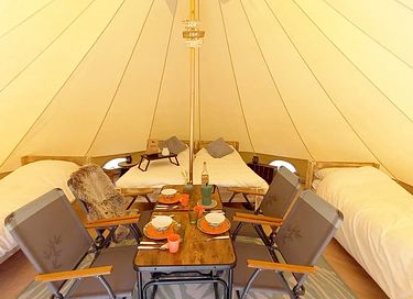 Glamping tipi tent by the sea - 6